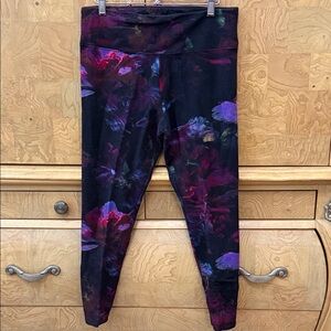 Soft Surroundings Multicolor Abstract Leggings